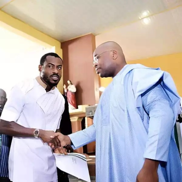 Photo: Akwa Ibom Governor Visits Vincent Enyeama In Ika
